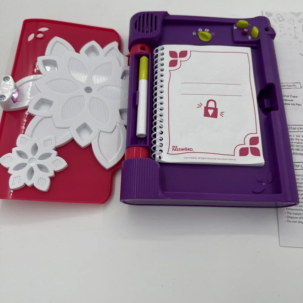 My Password Journal by Mattel - Electronic Voice Activated Diary 2014 *TESTED*